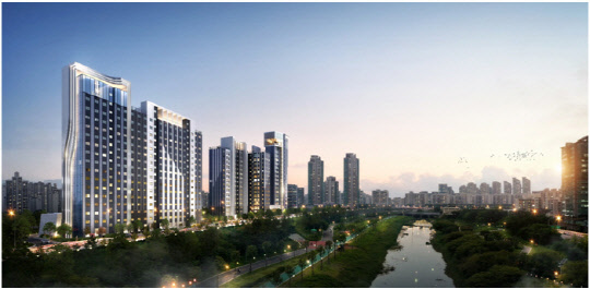 신도림 우성 3차 리모델링사업 조감도. <포스코건설 제공>